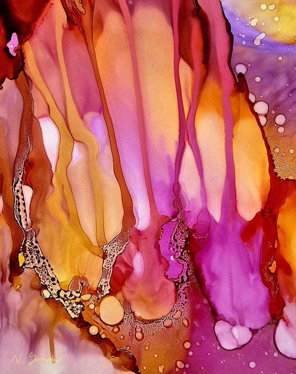 Acrylglasbild «Wing of Butterfly»