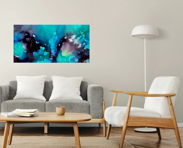 Acrylglasbild «Aqua Veil»