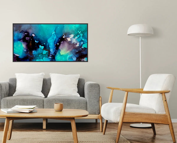 Acrylglasbild «Aqua Veil»