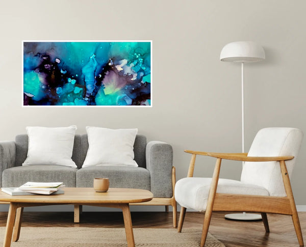 Acrylglasbild «Aqua Veil»
