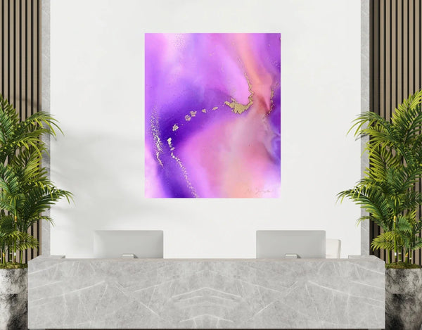 Acrylglasbild «Lavender Dreams»