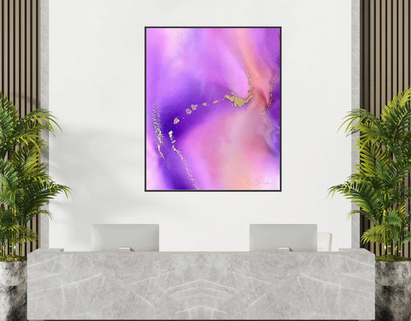 Acrylglasbild «Lavender Dreams»