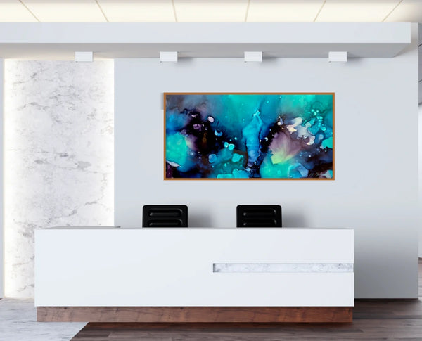 Acrylglasbild «Aqua Veil»