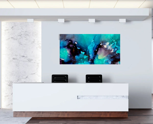 Acrylglasbild «Aqua Veil»