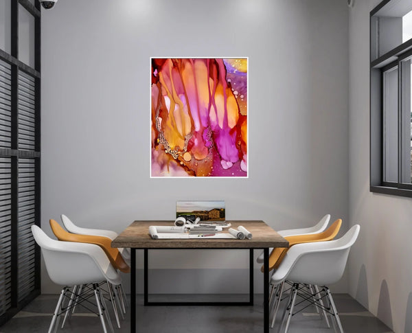 Acrylglasbild «Wing of Butterfly»