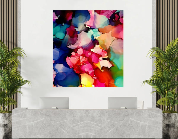 Acrylglasbild «La Vie en Rose»