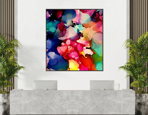 Acrylglasbild «La Vie en Rose»
