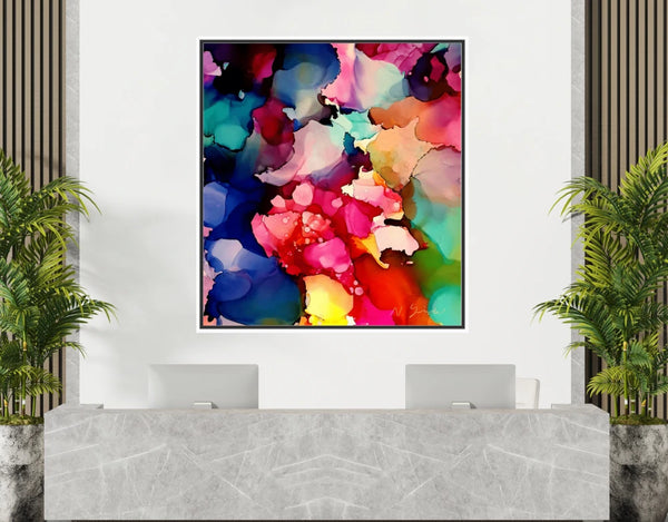 Acrylglasbild «La Vie en Rose»