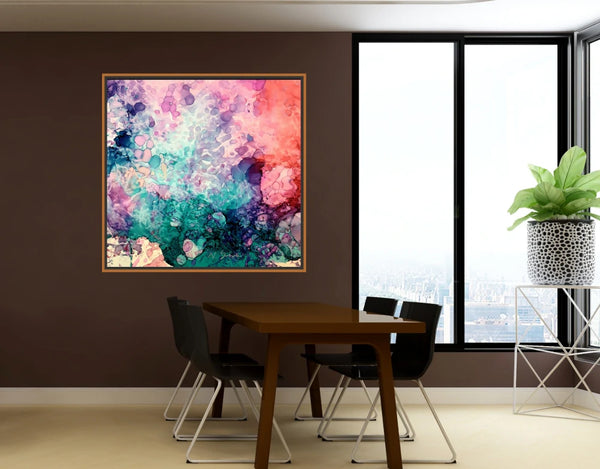 Acrylglasbild «Pond»
