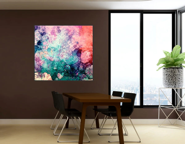 Acrylglasbild «Pond»
