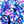 Acrylglasbild «Sea of Blue Flowers»