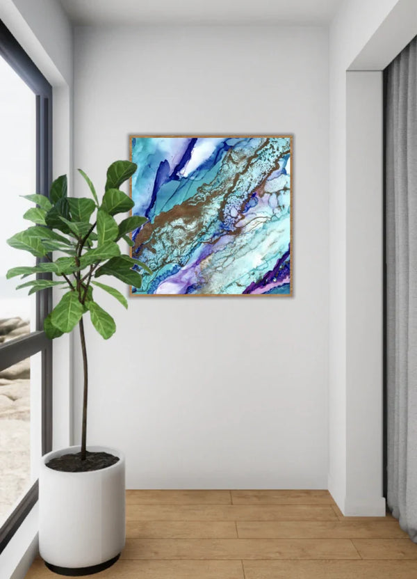 «Lustre» auf Leinwand