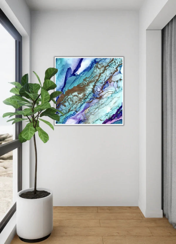 «Lustre» auf Leinwand