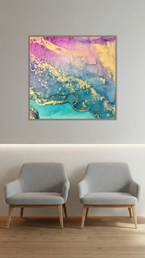 Acrylglasbild «Coast by Night»
