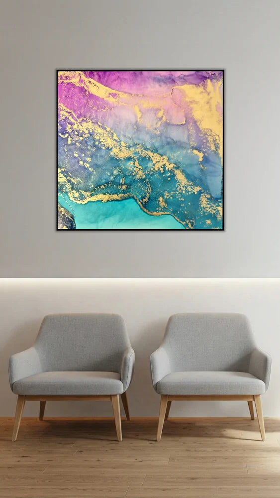 Acrylglasbild «Coast by Night»