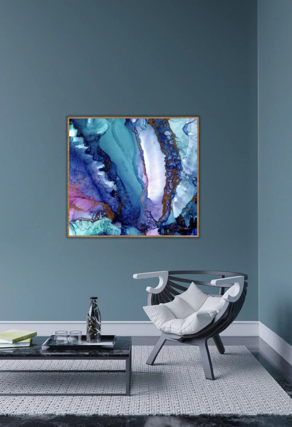 «Dreamlines» auf Leinwand