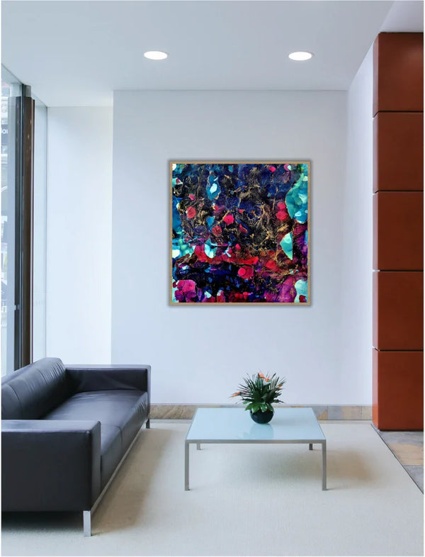 «Rubies» auf Leinwand