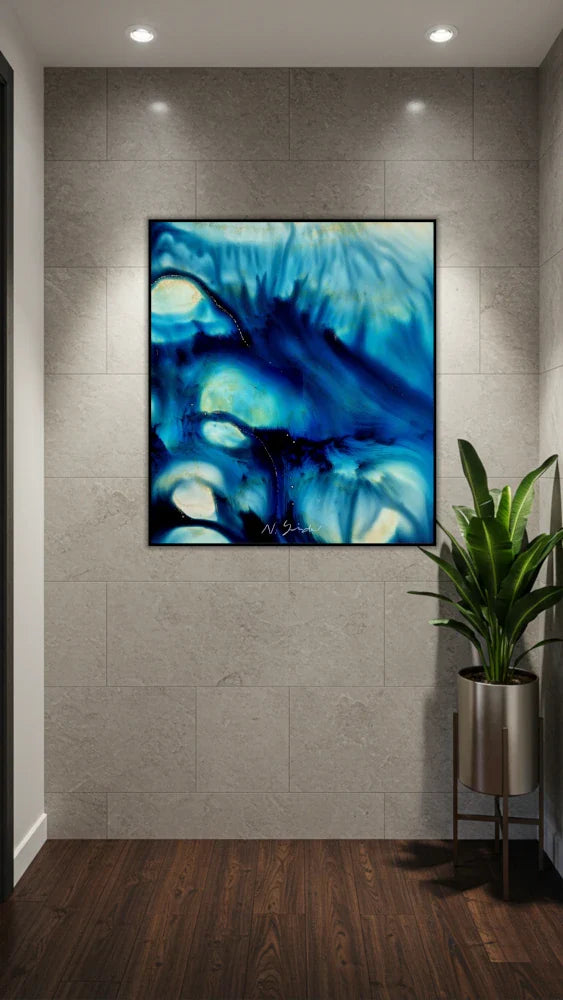 «Waterfall» auf Leinwand