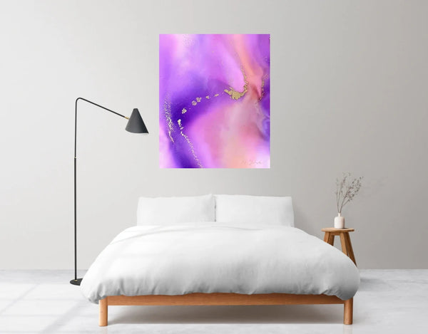 Acrylglasbild «Lavender Dreams»