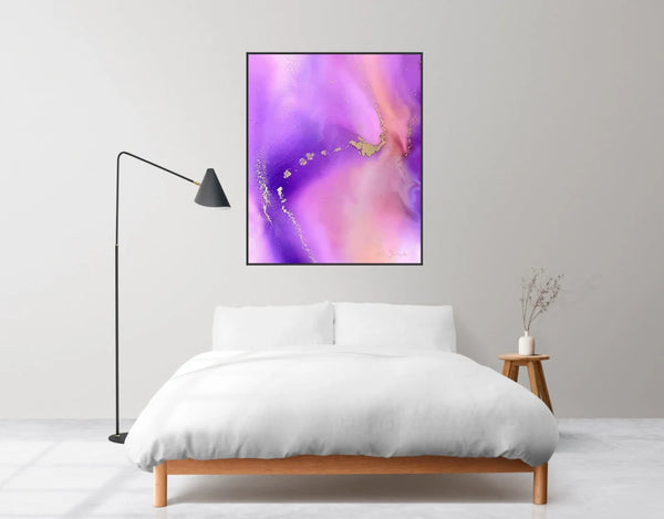 Acrylglasbild «Lavender Dreams»