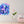 Acrylglasbild «Sea of Blue Flowers»